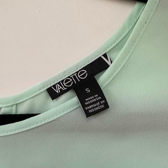 Valette Turquoise Chiffon Blouse - Picture 4 of 5